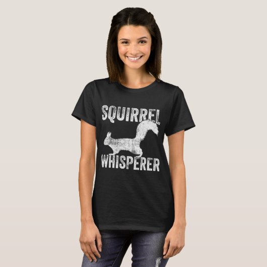 Funny Squirrel Lover Squirrel T-shirt (Voorkant volledig)