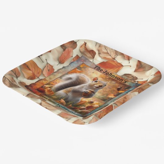Funny Squirrel Paper Bord (Gebogen)