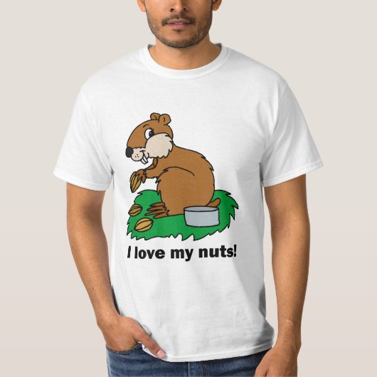 Funny squirrel t-shirt (Voorkant)