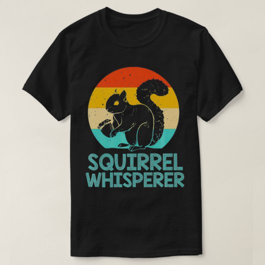 Funny Squirrel Whisperer Gift Squirrel Lover Manne T-shirt (Design voorkant)