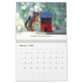 Funny Squirrels Wall Agenda Kalender (Feb 2026)