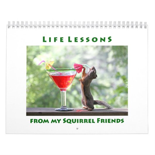Funny Squirrels Wall Agenda Kalender (Hoes)