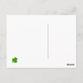 Funny St. Patrick's Day Briefkaart (Achterkant)