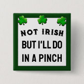Funny St. Patrick's Day Button (Voorkant)