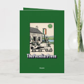 Funny St Patrick's Day Card Kaart (Achterkant)