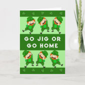 Funny St. Patrick's Day Card Kaart (Voorkant)