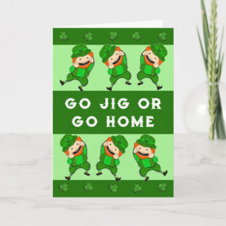 Funny St. Patrick's Day Card Kaart