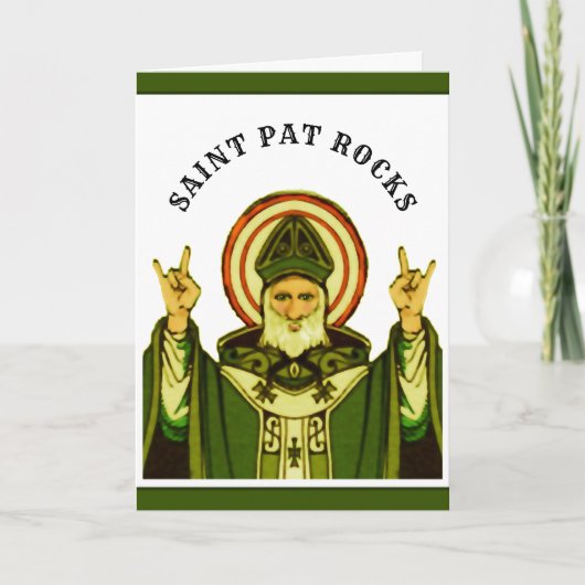 Funny St. Patrick's Day Card Kaart (Voorkant)