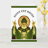 Funny St. Patrick's Day Card Kaart (Gele Bloem)