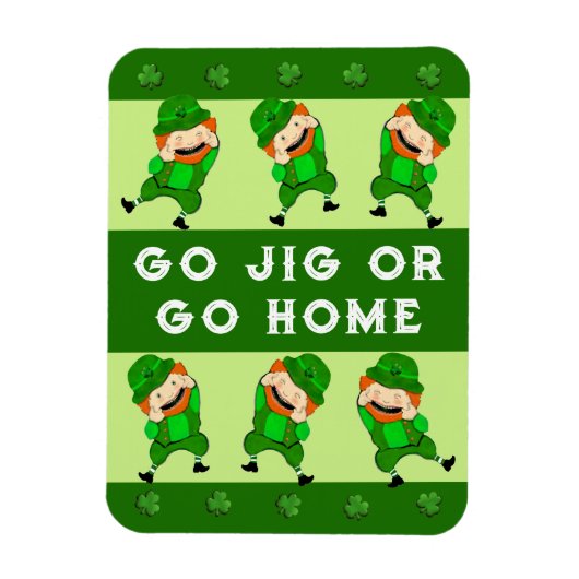 Funny St. Patrick's Day Card Magneet (Verticaal)