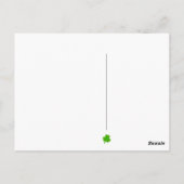 Funny St. Patrick's Day Cat Briefkaart (Achterkant)