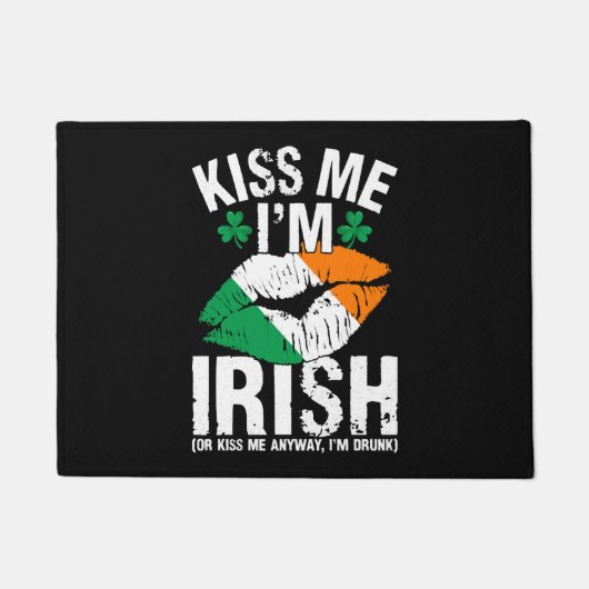 Funny St Patricks Day Deurmat (Voorkant)