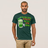 Funny St Patricks Day Drink Humor T-shirt (Voorkant volledig)