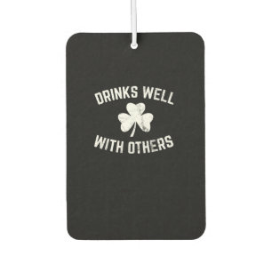 Funny St Patricks Day Drink Shirt Drinken Luchtverfrisser
