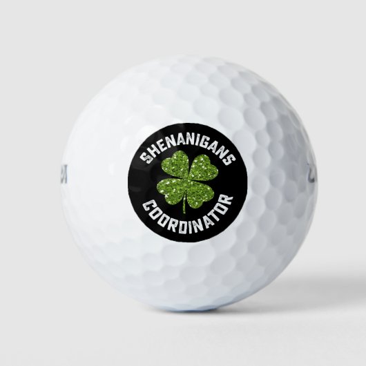 Funny St Patrick's Day Golfballen (Voorkant)