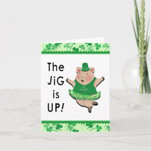 Funny St. Patrick's Day Greeting Kaart