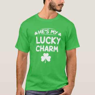 Funny St Patrick's Day Hij is mijn Lucky Charm St  T-shirt