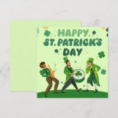 funny st patricks day invitations (Devant / Derrière)