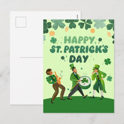 funny st patricks day invitations (Devant / Derrière)