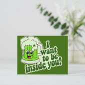 Funny St Patricks Day Irish Briefkaart (Staand voorkant)