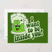 Funny St Patricks Day Irish Briefkaart (Voorkant / Achterkant)