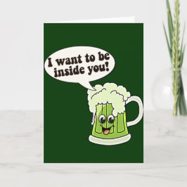 Funny St Patricks Day Irish Kaart