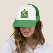 Funny St Patrick's Day Irish Trucker Pet (In situ)