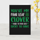 Funny St. Patrick's Day Je bent mijn 4-leder-klave Kaart (Gele Bloem)