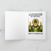 Funny St. Patrick's Day Kaart (Binnen)