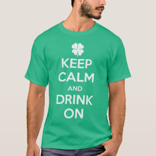 Funny St. Patrick's Day Keep Calm T Shirt