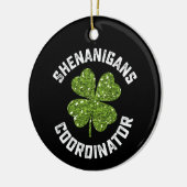 Funny St Patrick's Day Keramisch Ornament (Links)
