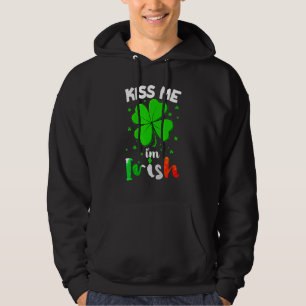 Funny St Patrick's Day Kiss Ik ben Iers Hoodie
