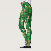Funny St Patricks Day Leprachaun Drink Bier Leggings (Links)