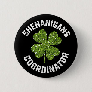 Funny St Patrick's Day Ronde Button 5,7 Cm