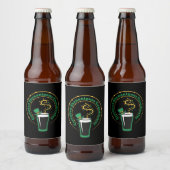 Funny St Patricks Day Shenanigans Beer Label Bier Etiket (Flessen)