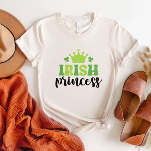 Funny St Patricks Day T Shirt Irish Princess