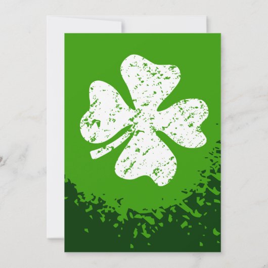 Funny St Patricks Day Uitnodigingen | Aangepast (Achterkant)