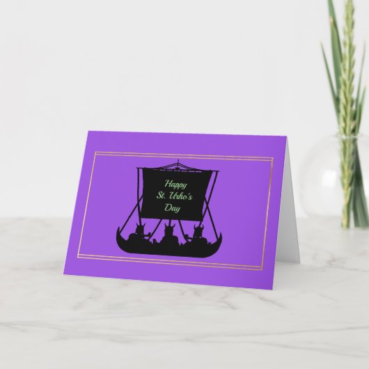 Funny St. Urho's Day Toast Carte de voeux (Devant)