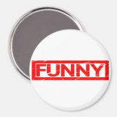 Funny Stamp Magneet (Voorkant / Achterkant)