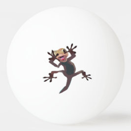 Funny Startled Lizard Gecko Pingpongballen
