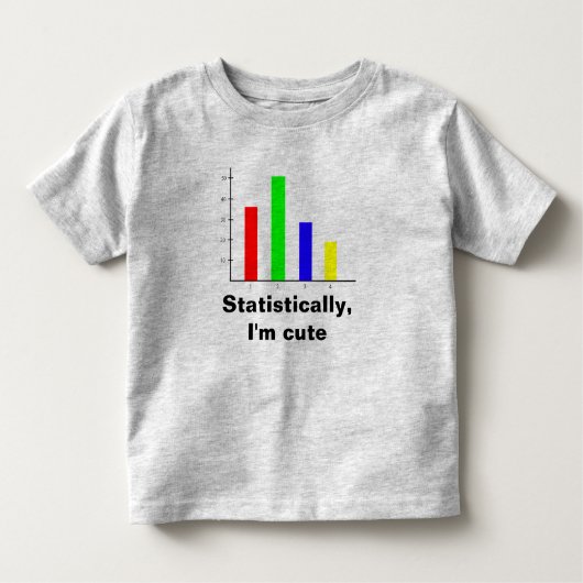 Funny Statistics Kinder Shirts (Voorkant)