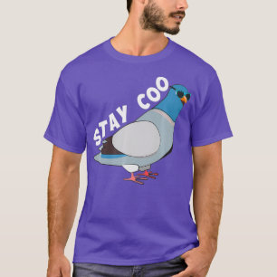 Funny Stay Coo Bird Schattige Pigeon Racing Swag M T-shirt