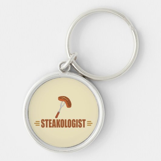 Funny Steak Sleutelhanger (Voorkant)