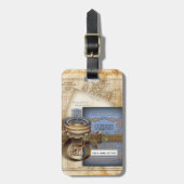Funny Steampunk Excursion Bagagelabel (Voorkant verticaal)