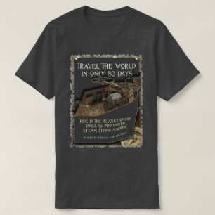 Funny Steampunk Flying Machine T-shirt