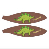 Funny stegosaurus dinosaur cartoon basketbal (Panelen)