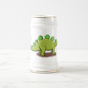 Funny stegosaurus dinosaur cartoon bierpul