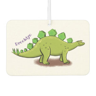 Funny stegosaurus dinosaur cartoon luchtverfrisser