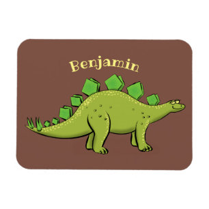 Funny stegosaurus dinosaur cartoon magneet