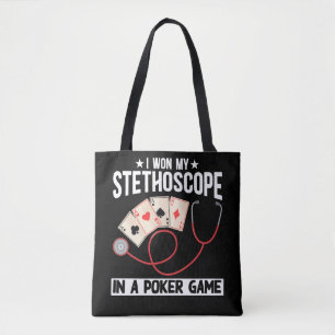 Funny Stethoscoop Joke Nurse Doctor Hospital Humor Draagtas